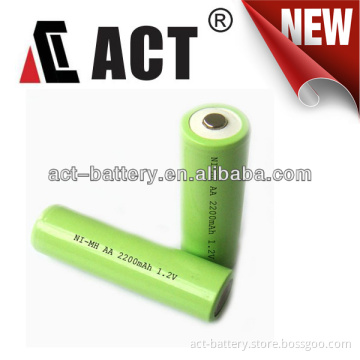 1.2v aa 2200mah 2500mah ni-mh rechargeable nimh battery